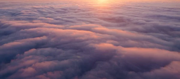 Amanecer Sobre Las Nubes Maravilloso Paisaje Celestial Calma — Foto de Stock