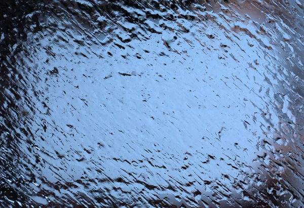 Camdaki soyut buz dokusu. Doğal arkaplan — Stok fotoğraf