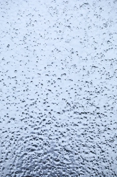Abstraktní textura ledu na skle. Přírodní pozadí — Stock fotografie