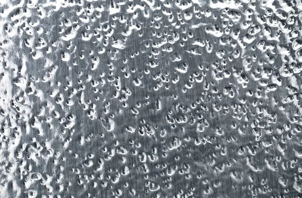 Struttura astratta del ghiaccio su vetro. Sfondo naturale — Foto Stock