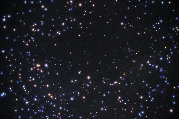 Parte Vía Láctea Cielo Nocturno Paisaje Del Cielo Nocturno Estrellado — Foto de Stock