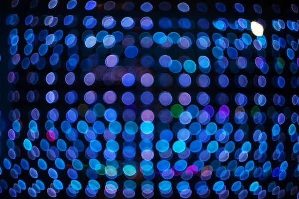 Праздничный Фон Абстрактная Синяя Текстура Боке — стоковое фото