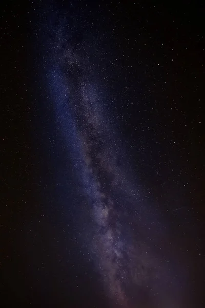 Stars Night Sky Milky Way Galaxy Wonderful Night Landscape — Photo