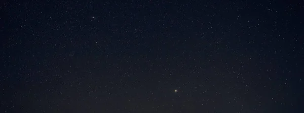 Stars in the night sky and the Milky Way galaxy. A wonderful night landscape.