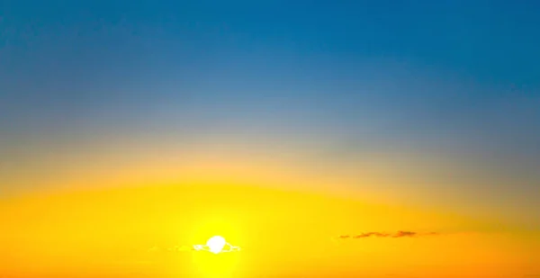 Bright Yellow Blue Sunrise Sunset Similar Flag Ukraine — 图库照片