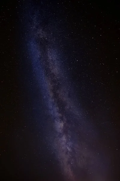 Stars Night Sky Milky Way Galaxy Wonderful Night Landscape — 스톡 사진