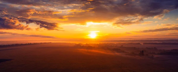 Nádherná Krajina Večerní Hvězdná Obloha Ráno Před Svítáním Jasné Přírodní — Stock fotografie