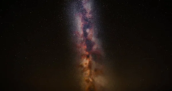 Stars Night Sky Milky Way Galaxy Wonderful Night Landscape — Stockfoto