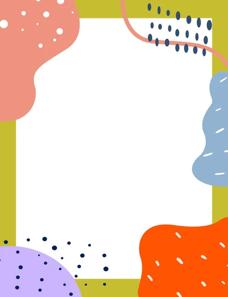 Çerçeveli elementler ve soyut şekiller. Japon sanat tarzı. Kartpostal veya broşür, kapak tasarımı, hikayeler, sosyal medya, uygulama tasarımı.