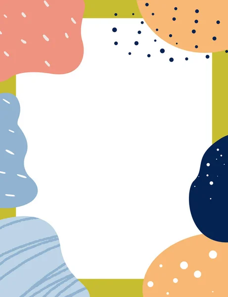 Çerçeveli elementler ve soyut şekiller. Japon sanat tarzı. Kartpostal veya broşür, kapak tasarımı, hikayeler, sosyal medya, uygulama tasarımı.