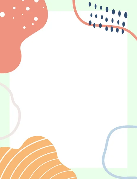 Çerçeveli elementler ve soyut şekiller. Japon sanat tarzı. Kartpostal veya broşür, kapak tasarımı, hikayeler, sosyal medya, uygulama tasarımı.