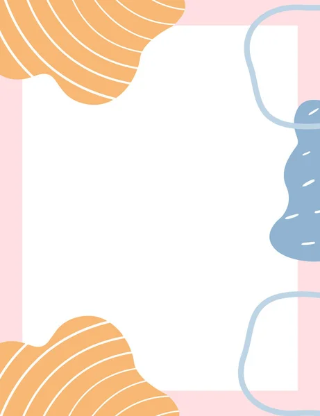 Çerçeveli elementler ve soyut şekiller. Japon sanat tarzı. Kartpostal veya broşür, kapak tasarımı, hikayeler, sosyal medya, uygulama tasarımı.