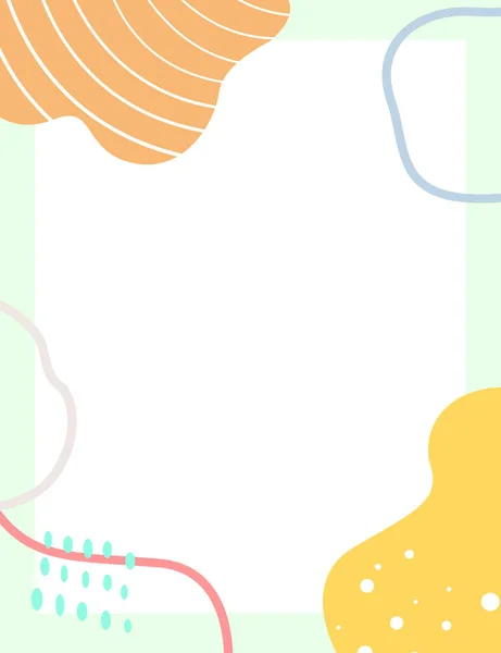 Çerçeveli elementler ve soyut şekiller. Japon sanat tarzı. Kartpostal veya broşür, kapak tasarımı, hikayeler, sosyal medya, uygulama tasarımı.