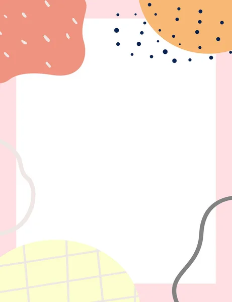 Çerçeveli elementler ve soyut şekiller. Japon sanat tarzı. Kartpostal veya broşür, kapak tasarımı, hikayeler, sosyal medya, uygulama tasarımı.