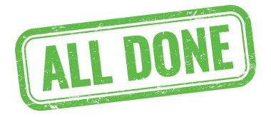 Tümü yeşil grungy vintage dikdörtgen pulu üzerine yapılmış metin.