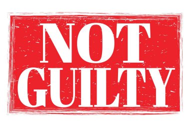 Gülünç değil, kırmızı pul işareti üzerine yazılmış kelimeler.