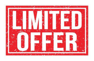 Kısıtlı Teklif, kırmızı dikdörtgen mühür işareti üzerine yazılmış kelimeler