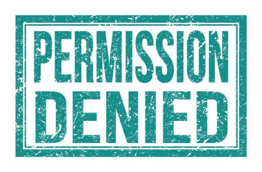 İZLENMEZ, mavi dikdörtgen mühür işareti üzerine yazılmış kelimeler