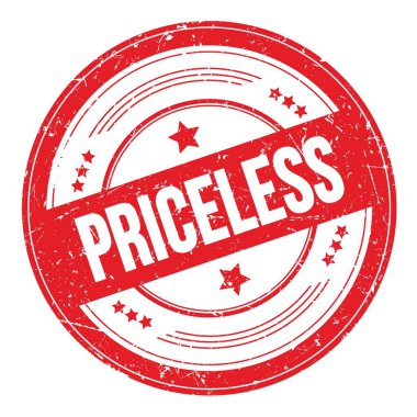 Kırmızı yuvarlak grungy desen damgalı PRICESS metin.