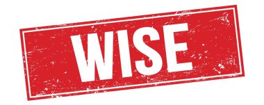 Kırmızı grungy dikdörtgen işareti üzerinde bilge metin.