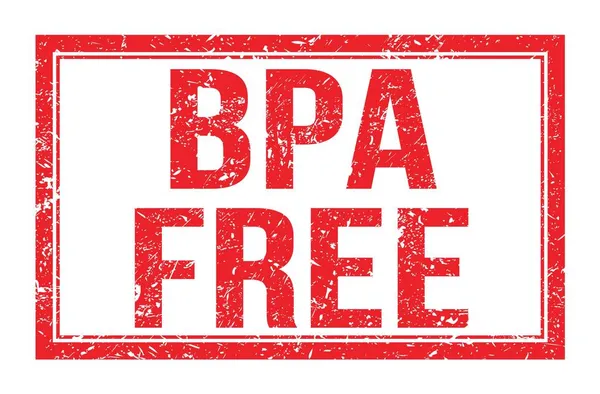 Bpa Free Words Written Red Rectangle Stamp Sign — Stock Photo, Image