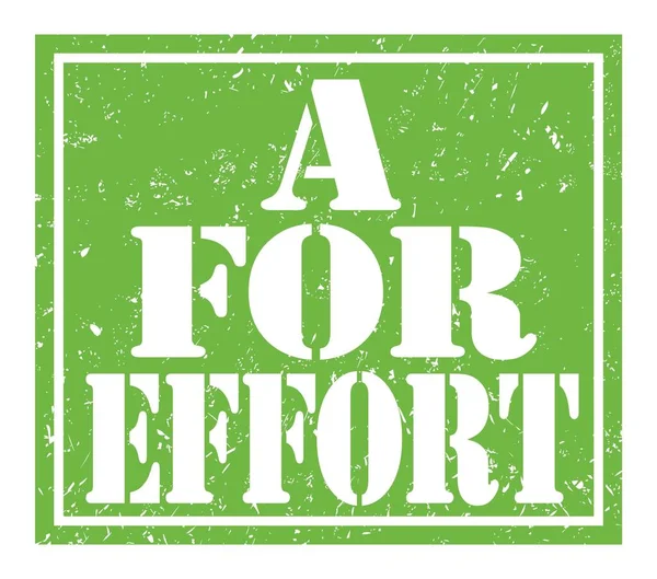 Effort Words Written Green Stamp Sign — Stock Photo, Image
