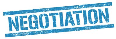 Mavi grungy dikdörtgen damga işareti üzerine NEGO metni.