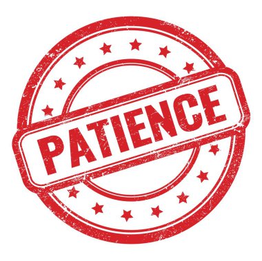 Kırmızı yuvarlak damga üzerine hoşgörü kelimesi