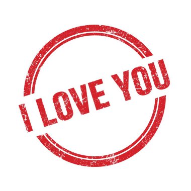 Kırmızı, pasaklı, eski, yuvarlak pulla yazılmış 