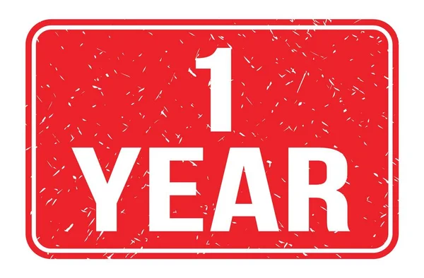 Year Words Written Red Rectangle Stamp Sign — Stock Photo, Image