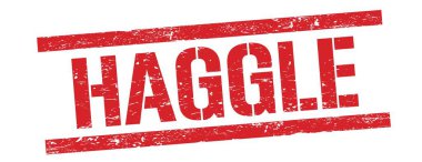 Kırmızı grungy dikdörtgen damga işareti üzerinde HAGLE metin.