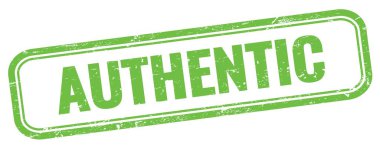 Yeşil grungy vintage dikdörtgen damgalı ATHENTIC metin.