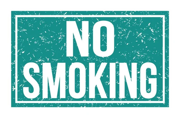 Fumar Palabras Escritas Azul Signo Sello Rectángulo — Foto de Stock