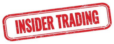 Kırmızı grungy vintage dikdörtgen damgalı İçeriden TRADING metin.