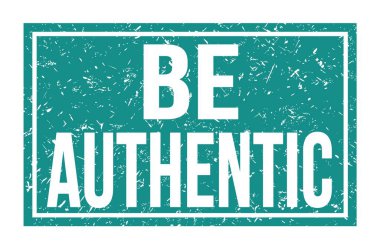 ATHENTİK OL, mavi dikdörtgen damga işareti üzerine yazılmış kelimeler