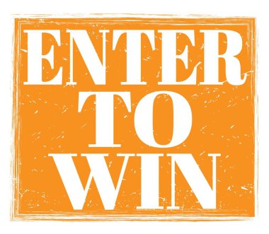 Kazanmaya Giriş, turuncu grungy işareti üzerine yazılmış.