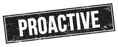 Siyah grungy dikdörtgen damga işareti üzerinde PROACVE metin.