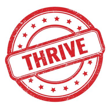 Kırmızı, kirli, eski, yuvarlak, lastik damgalı bir yazı..