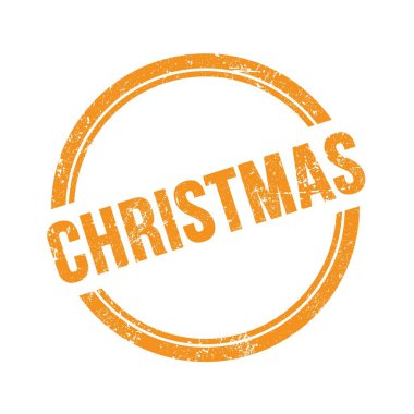 Turuncu grungy vintage pulu üzerine yazılmış Noel metni.