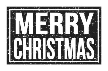 Mutlu Noeller, siyah dikdörtgen damga işareti üzerine yazılmış kelimeler.