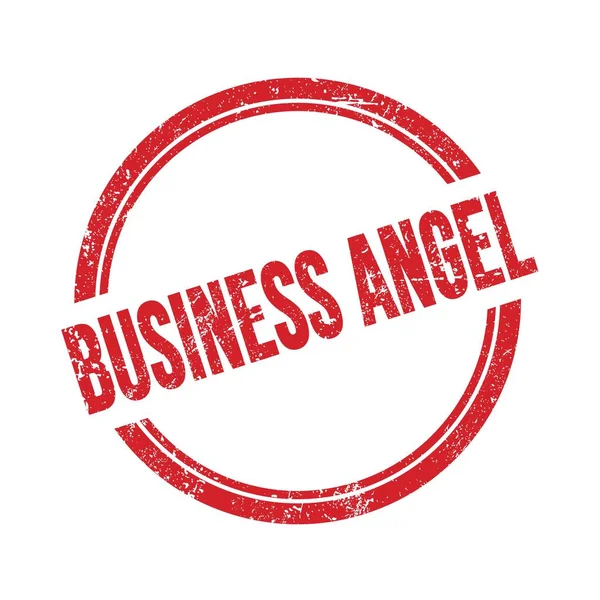 Business Angel Text Written Red Grungy Vintage Stamp — Stock fotografie