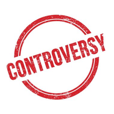 Kırmızı grungy vintage yuvarlak pul üzerine yazılmış Control VERSY metin.