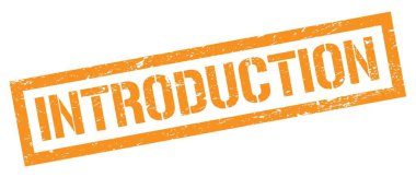 GİRİŞ Turuncu grungy dikdörtgen mühür işareti.