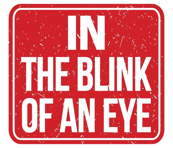 Blink Eye Text Written Red Vintage Stamp Sign — Stockfoto