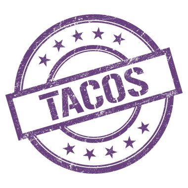 Mor menekşe üzerine yazılmış TACOS metni.