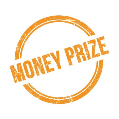 Turuncu grungy vintage yuvarlak damgalı özel para metni.