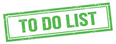 Yeşil grungy vintage dikdörtgen damgası üzerinde LIST metin yapmak.