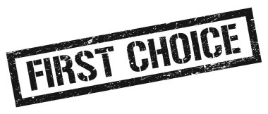 İLK Dörtgen Siyah Pul İşareti.