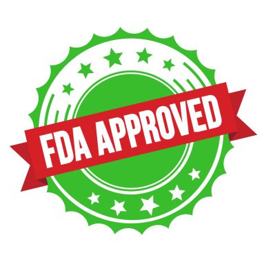 FDA kırmızı yeşil rozet damgalı onaylı metin.