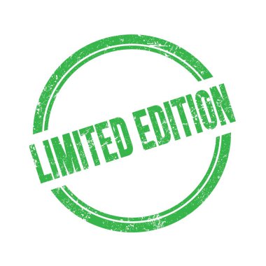 YEŞİNCİ EDITION Yeşil grungy vintage yuvarlak pul üzerine yazılmış metin.